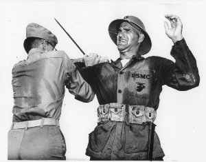 August 12, 1943 Bert Kuczynski (right) former University of Pennsylvania Great and A's Pitcher 1943